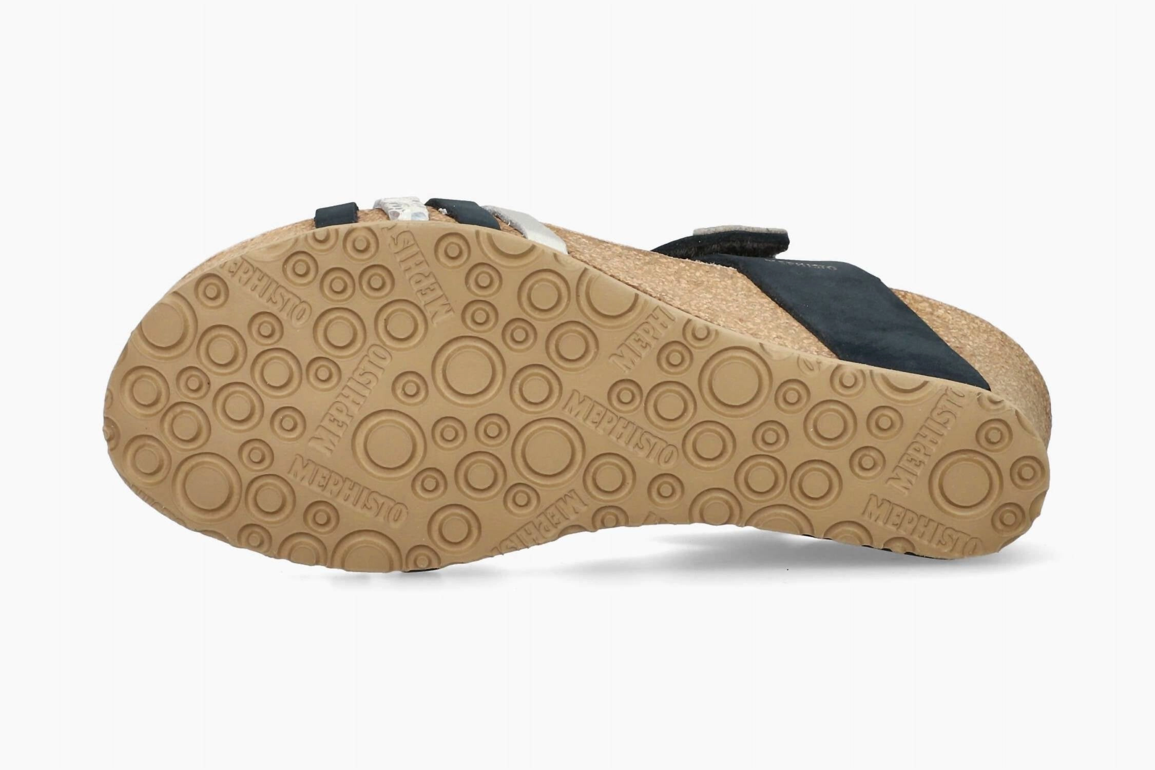Women's Lucia Lightweight Walking Wedge Sandal In Black And White