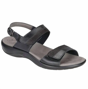 Women's Nudu Heel Strap Sandal In Midnight