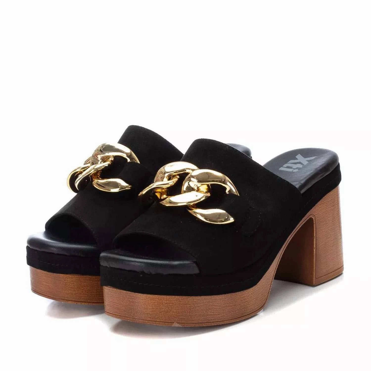 Women's Platform Clog Sandals In Black