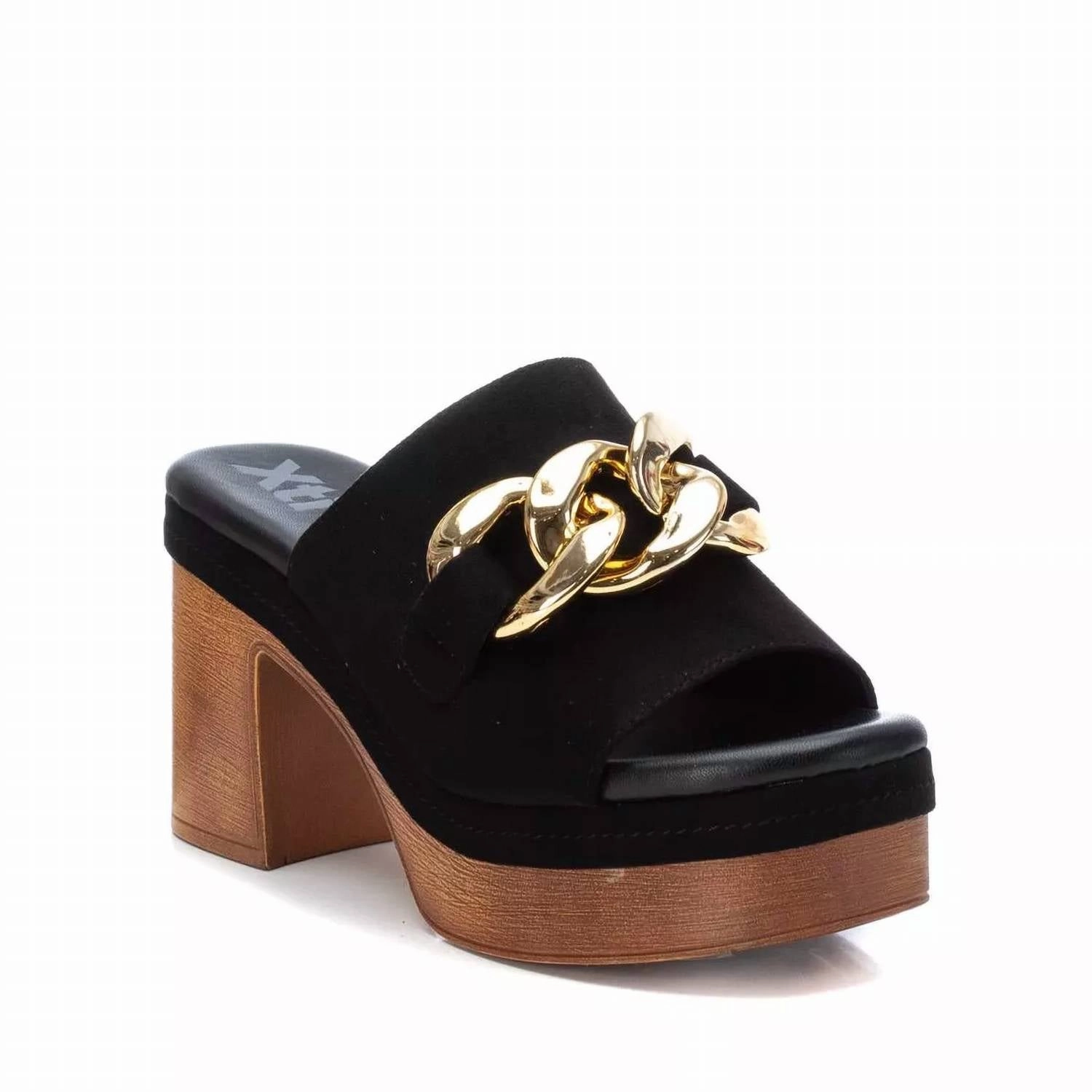 Women's Platform Clog Sandals In Black