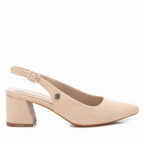 Women's Slingback Pump Shoes In Beige