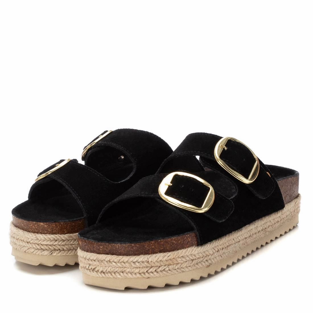 Women's Suede Flat Sandals By XTI