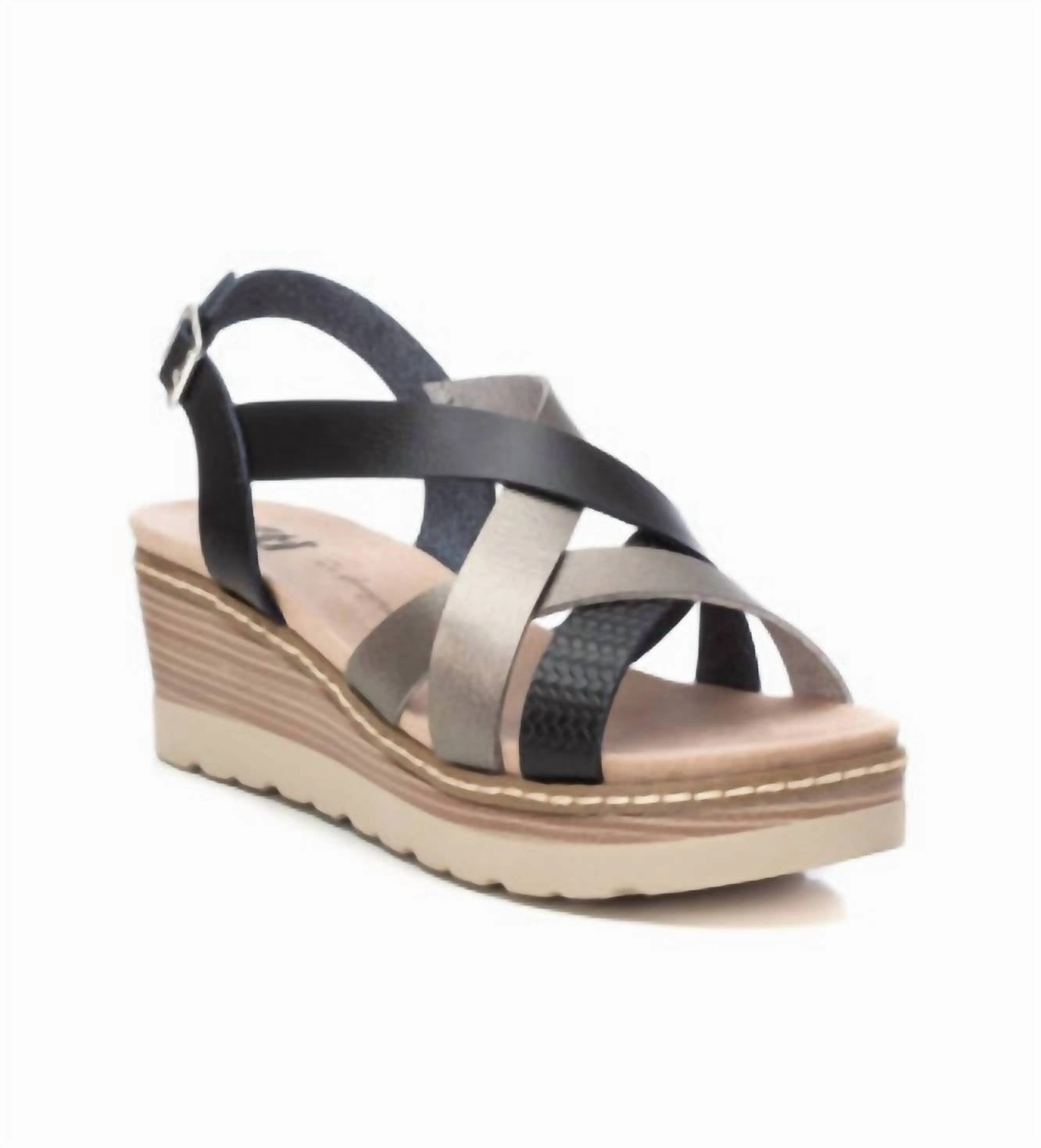 Women's Wedge Sandals In Plumb