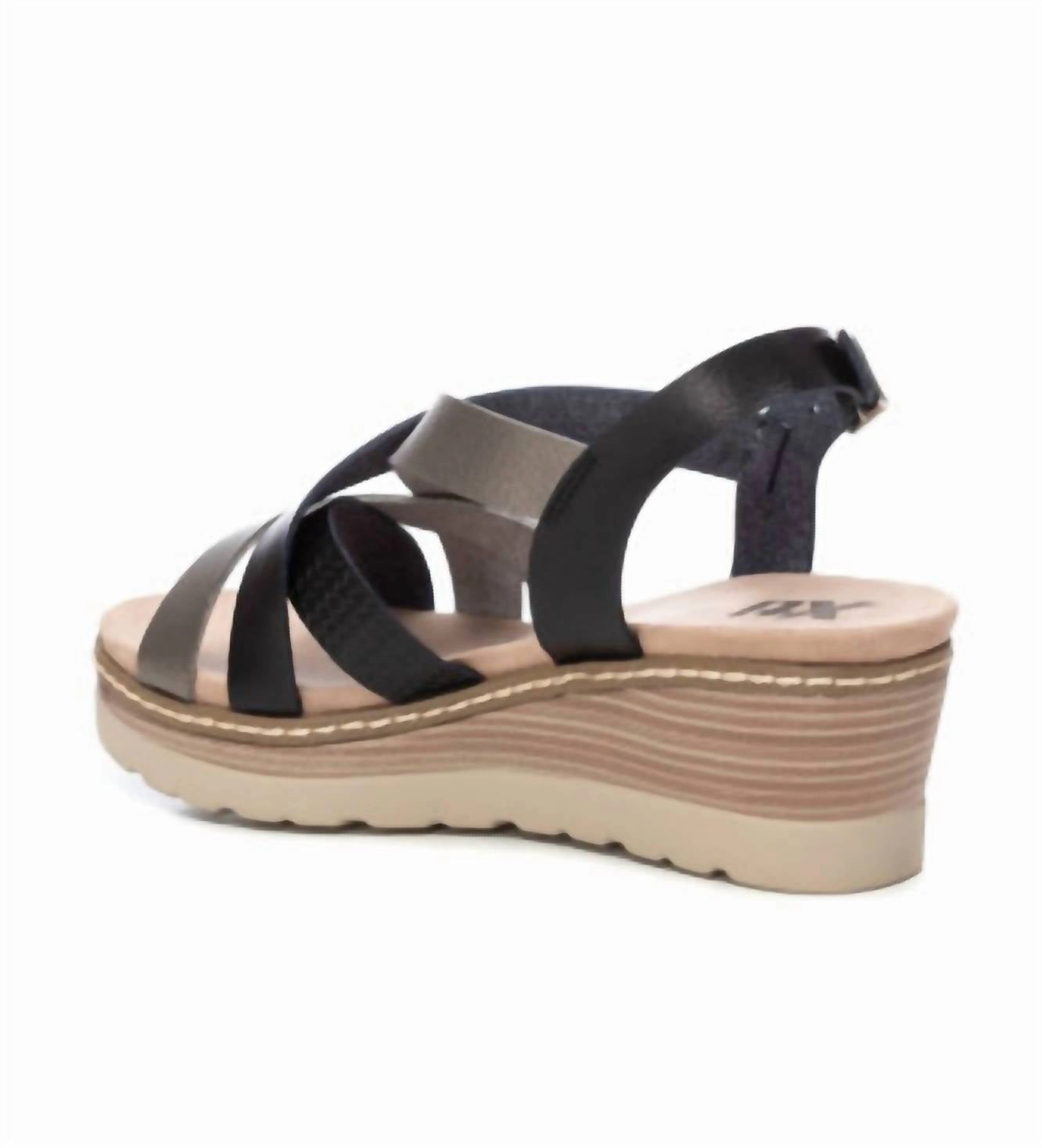 Women's Wedge Sandals In Plumb