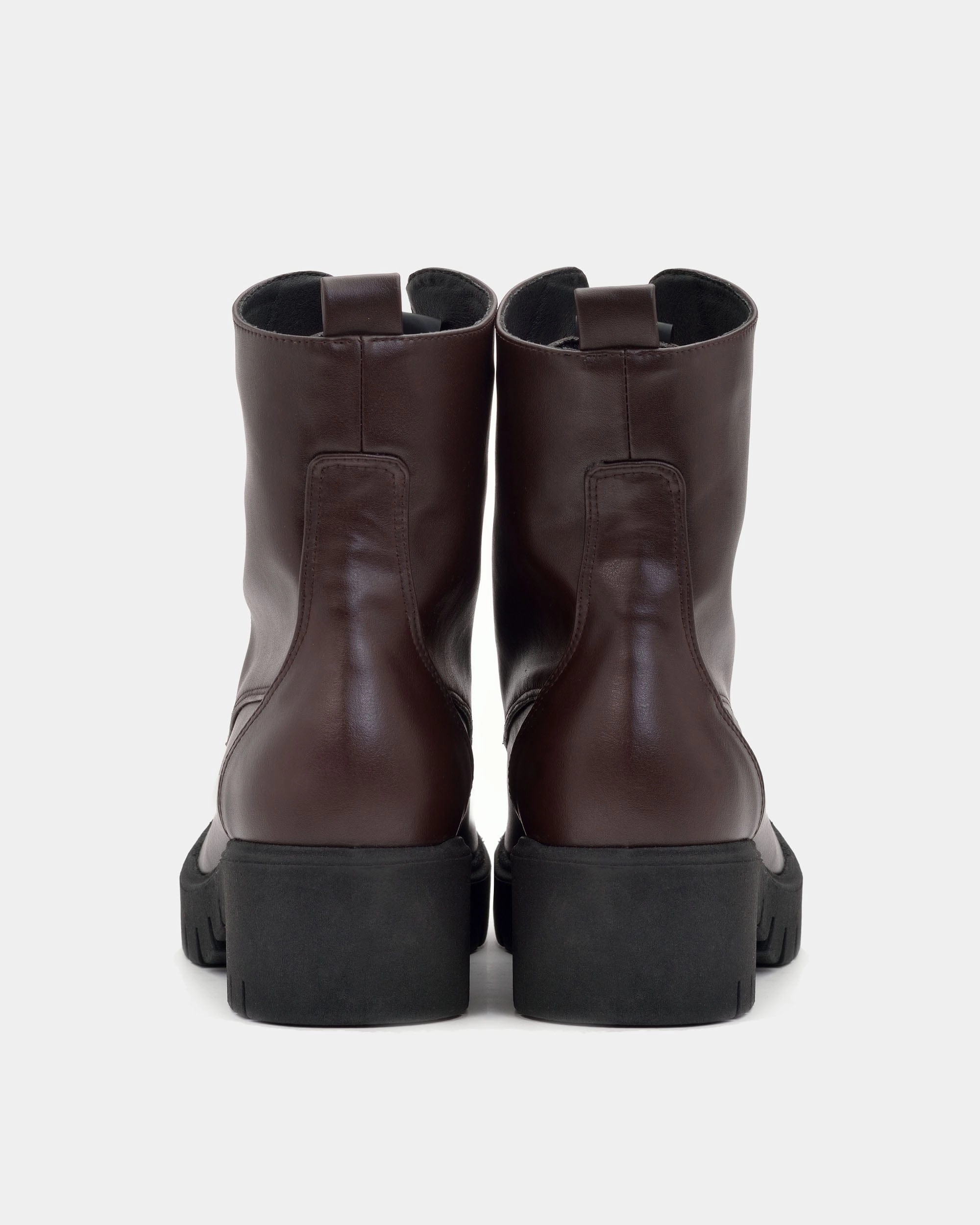 Women's Workers No. 3 Vegea Grape Leather Boots | Chocolate