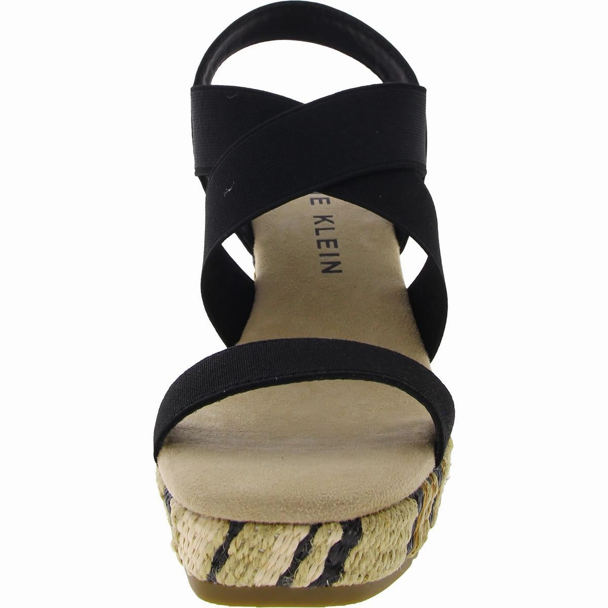 Womens Canvas Platform Wedge Sandals