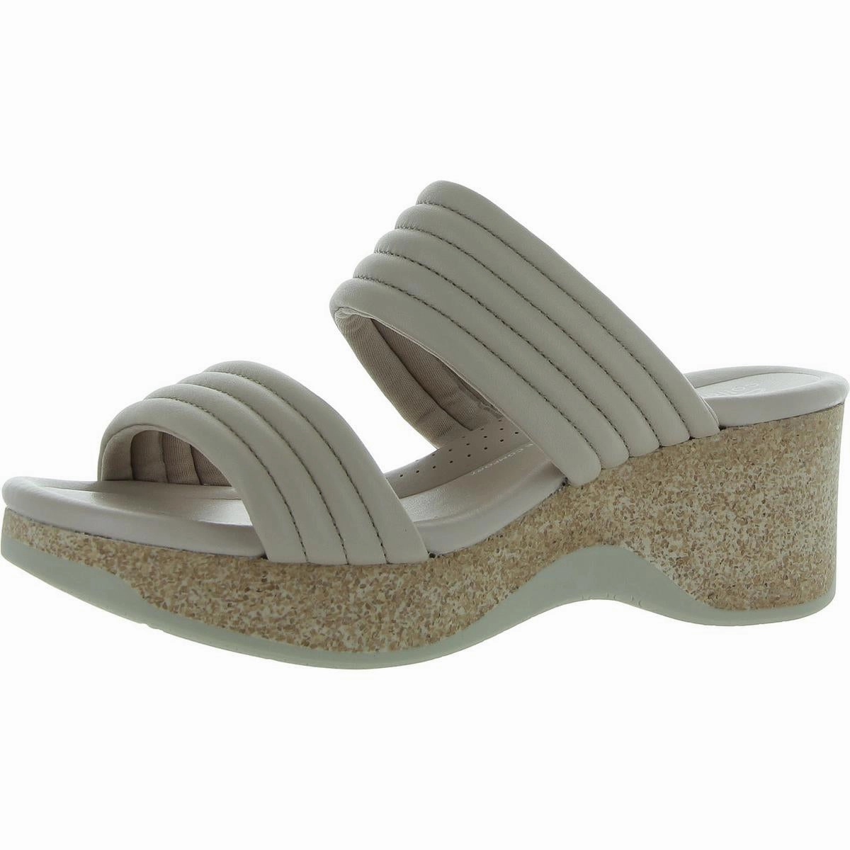 Womens Cork Manmade Ankle Strap