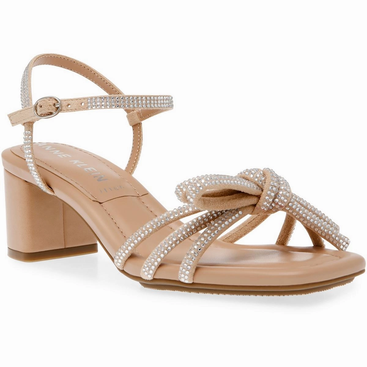 Womens Faux Leather Slingback Block Heel