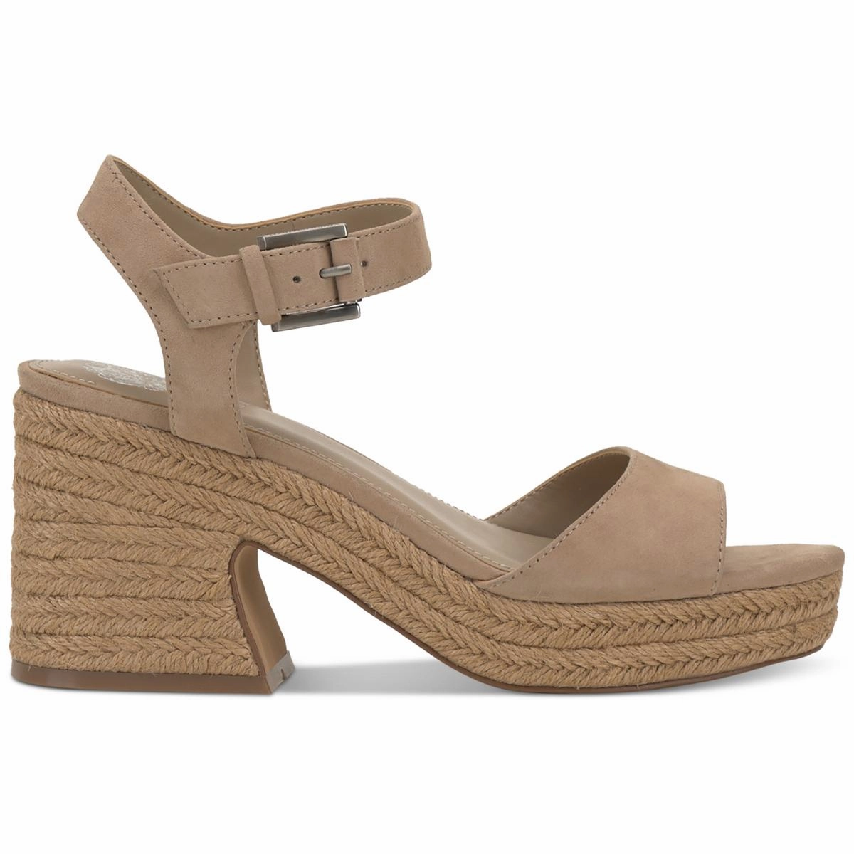Womens Leather Open Toe Platform Sandals