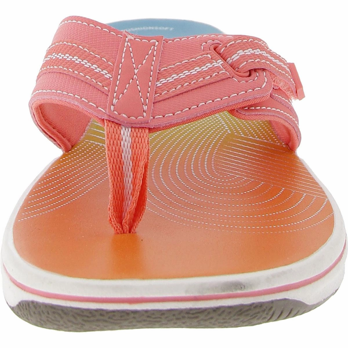 Womens Strappy Manmade Thong Sandals