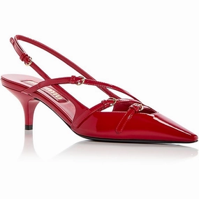 Womens Strappy Patent Leather Slingback Sandals