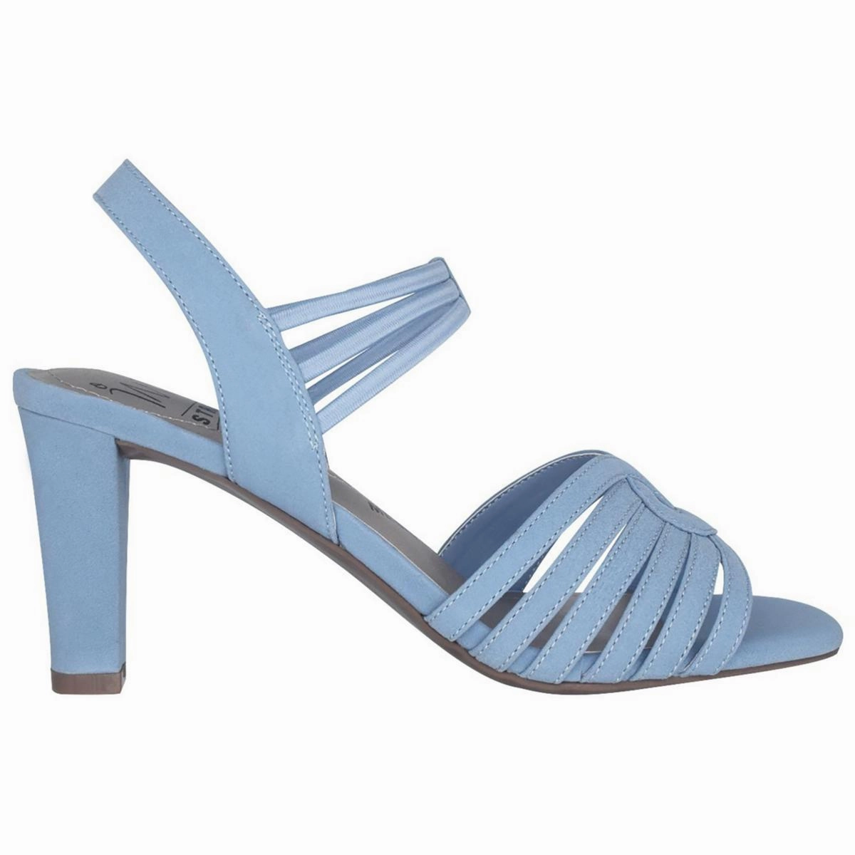 Womens Strappy Slip On Ankle Strap