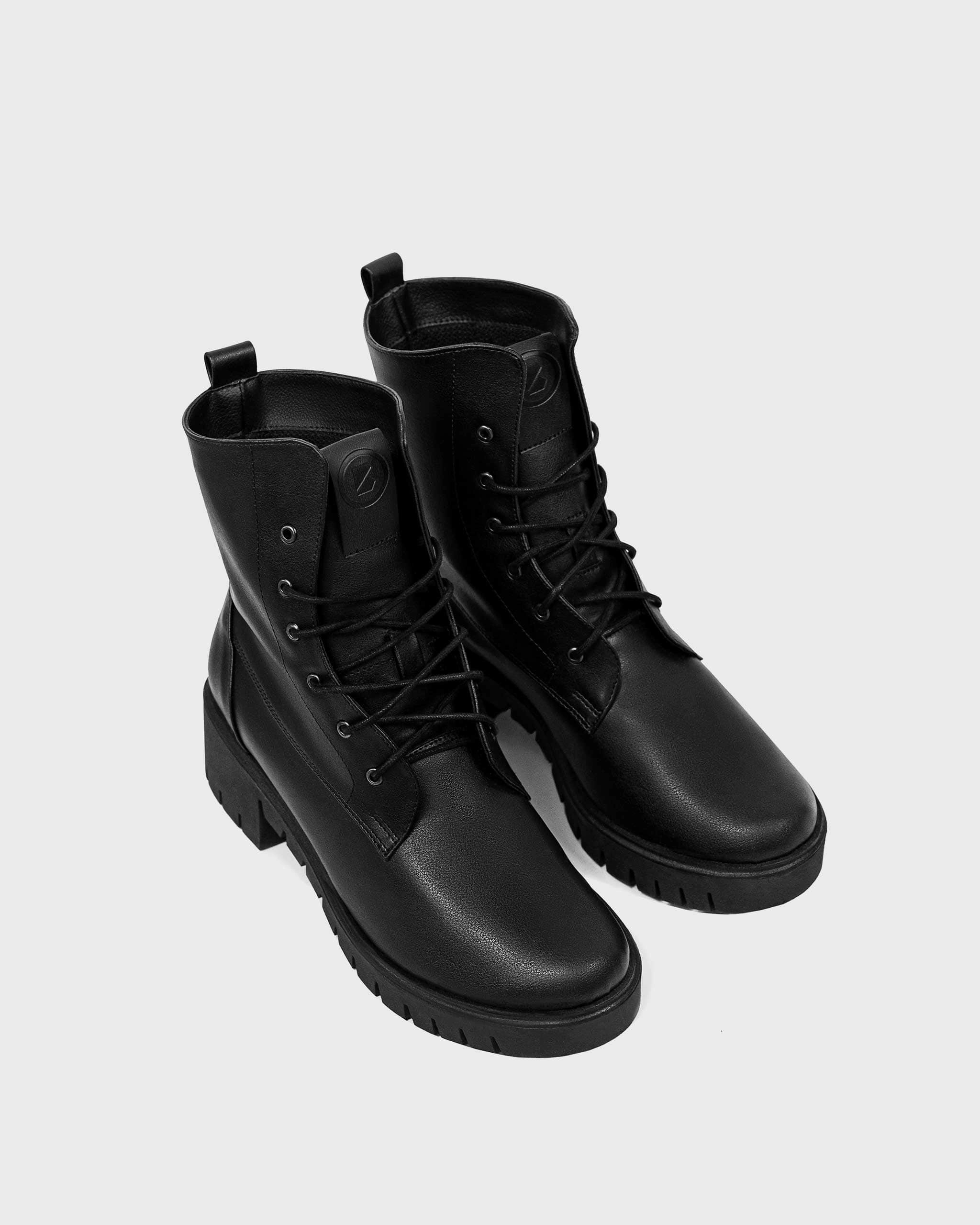 Workers No. 3 Desserto Cactus Leather Vegan Boots | Black