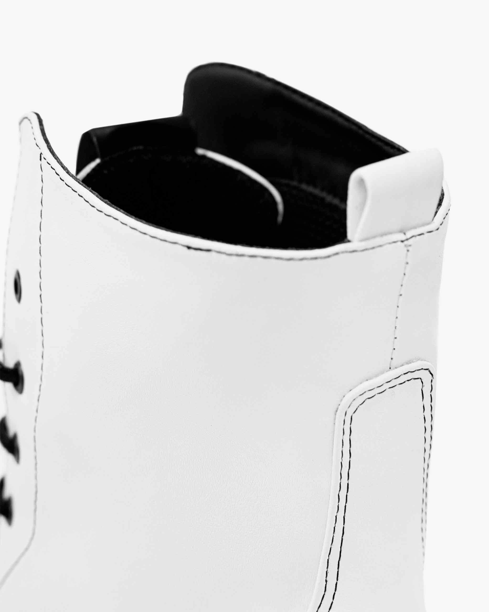 Workers No. 3 Desserto Cactus Leather Vegan Boots | White
