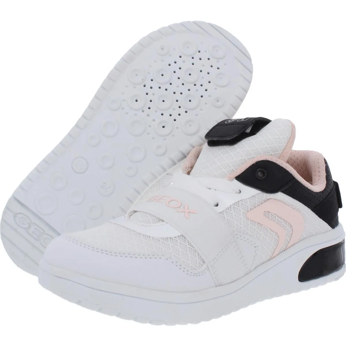 XLed Girls Faux Leather Slip On Light-Up Shoes