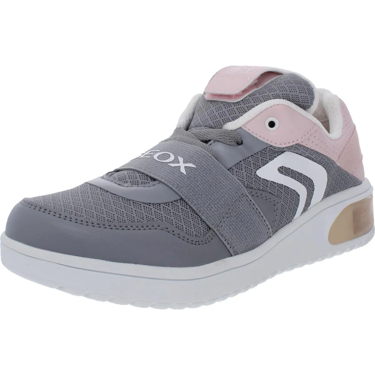 XLed Girls Faux Leather Slip On Light-Up Shoes
