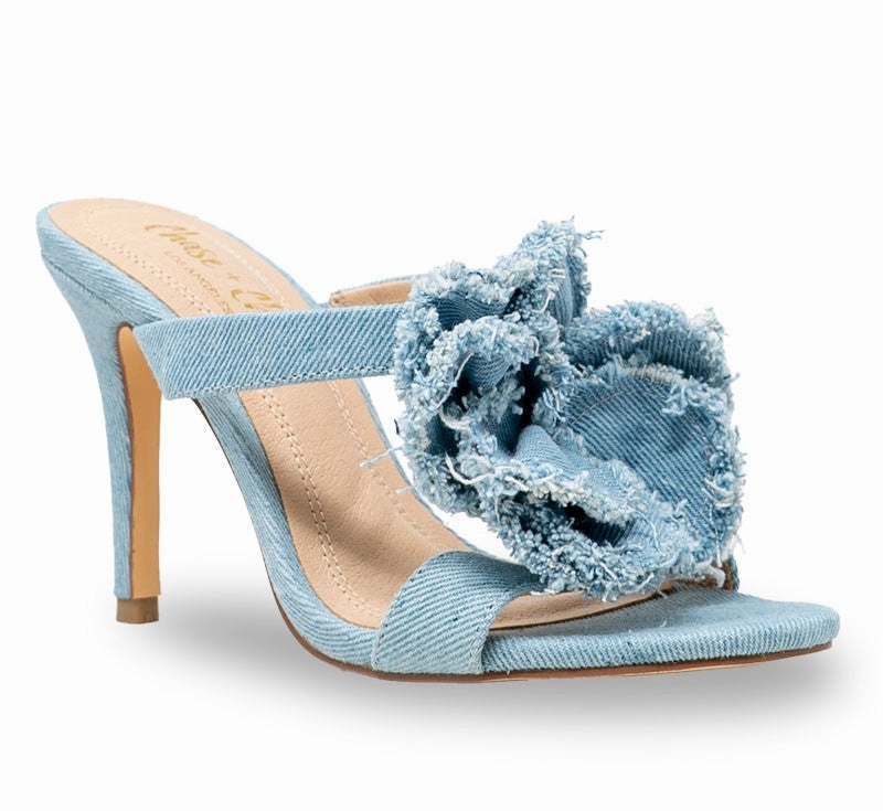 Yasmin Denim Heels