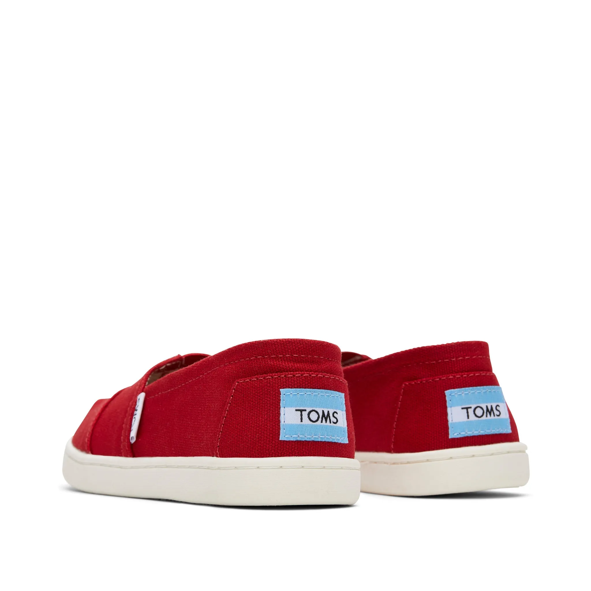Youth Alpargata Red Canvas Kids Shoe