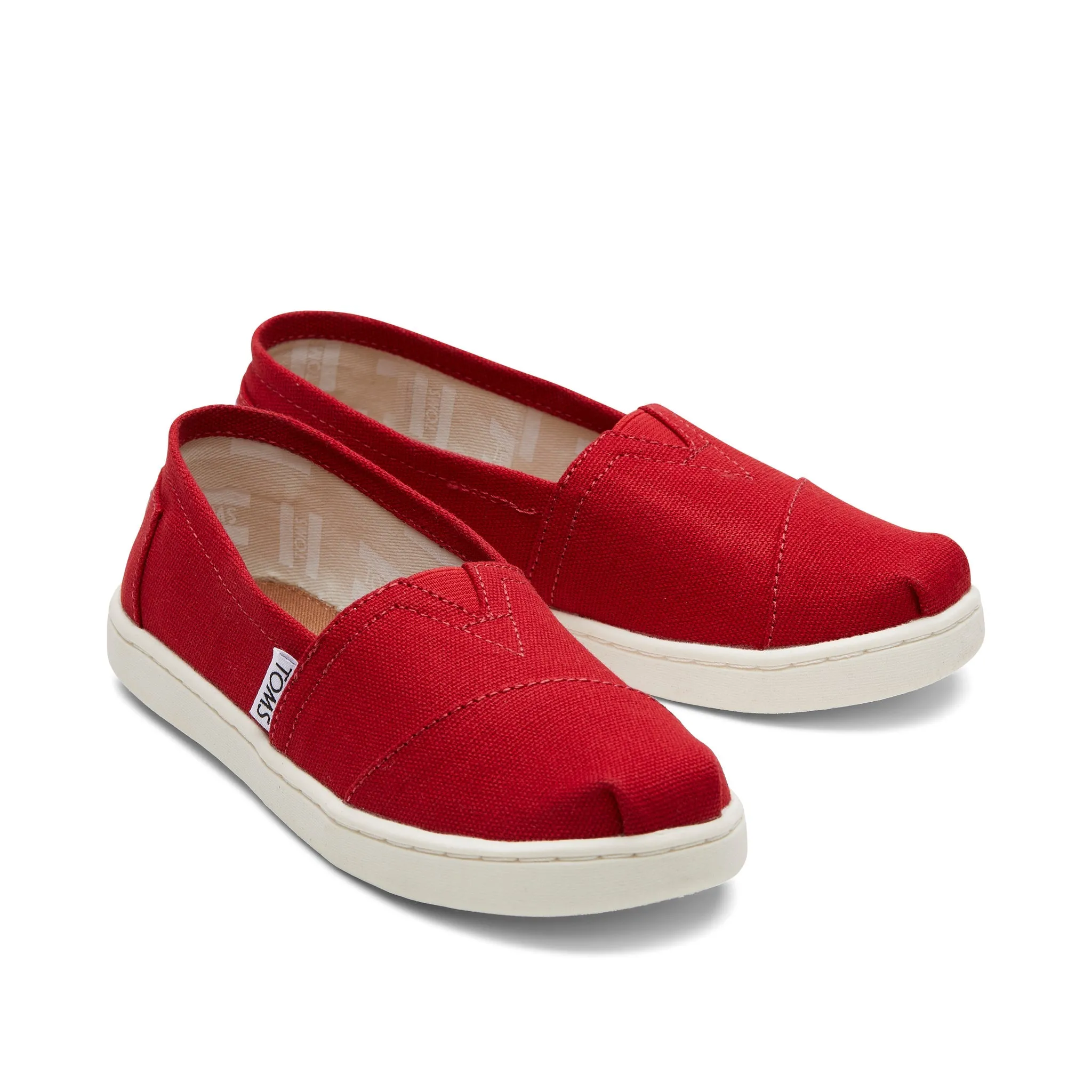 Youth Alpargata Red Canvas Kids Shoe