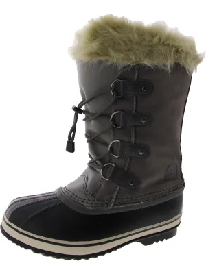 Youth Joan of Arctic Girls Faux Fur Lined Waterproof Winter Boots