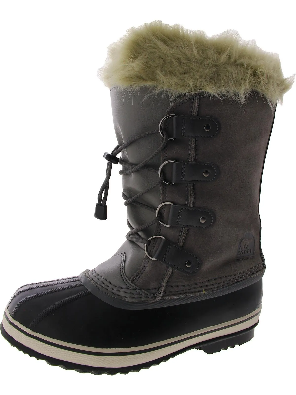 Youth Joan of Arctic Girls Faux Fur Lined Waterproof Winter Boots