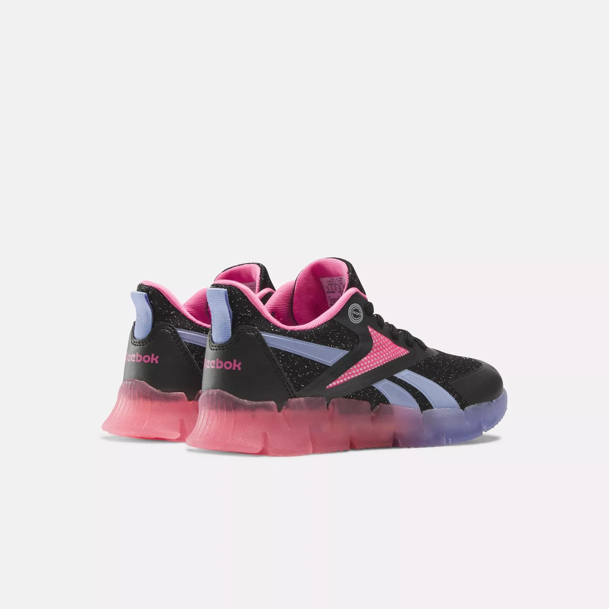Zig 'n' Glow Elastic Lace Shoes