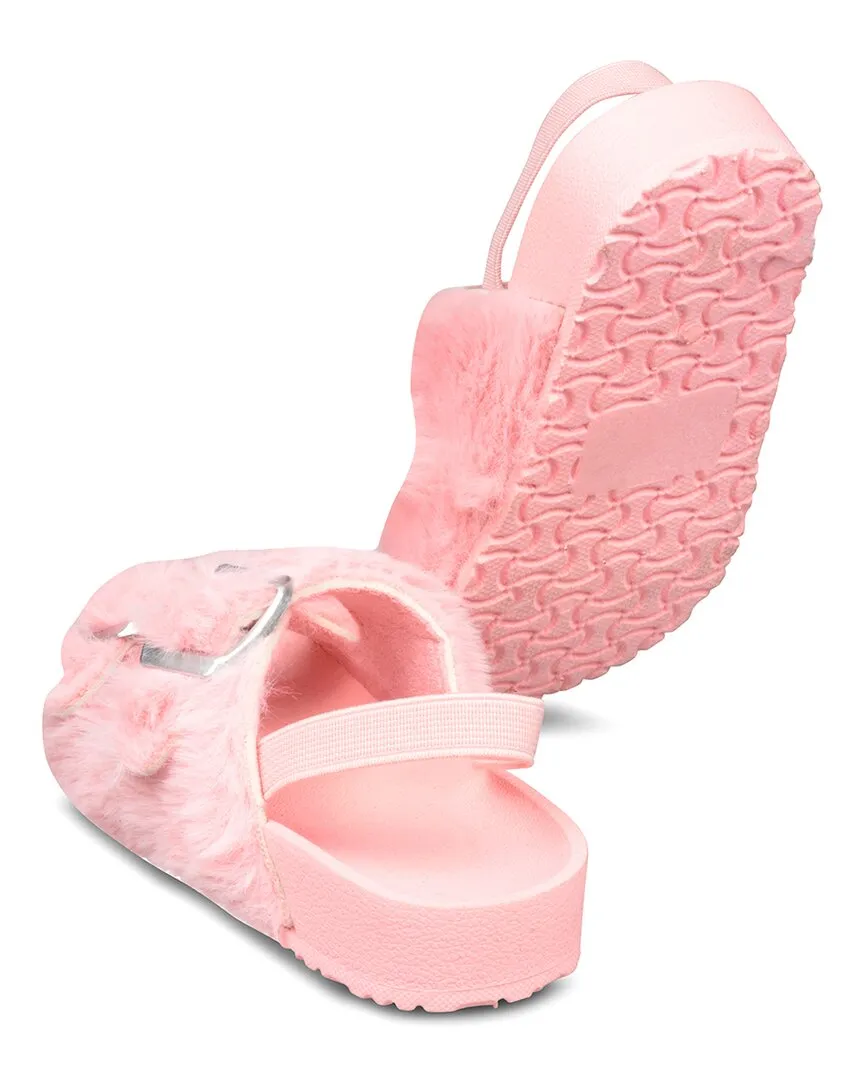 ZOOGS Furry Footbed Sandal